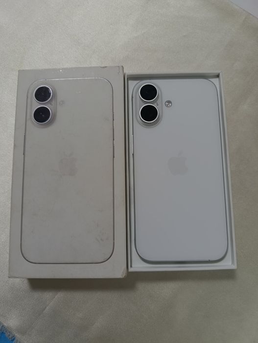 iPhone 16 128gb 100% (гШымкент Рыскулова 28) лот: 854751
