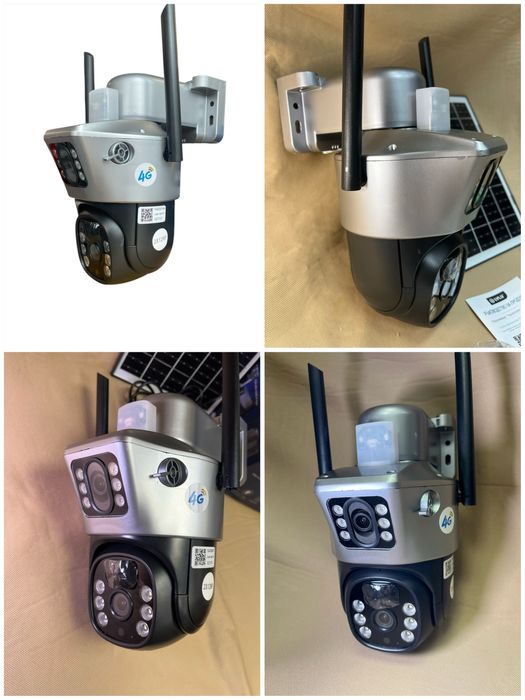 4G Соларна Двойна Камера LYLU  12 mpx 4G Сим карта безжична kamera sim