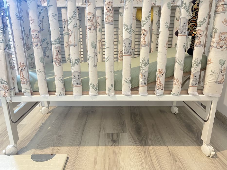 Patut co-sleeping Azzurra+saltea+protectii