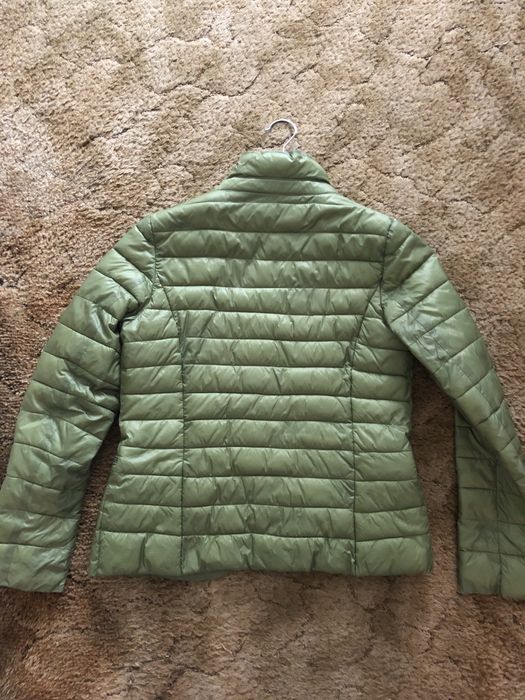 Зелено дамско ватирано яке