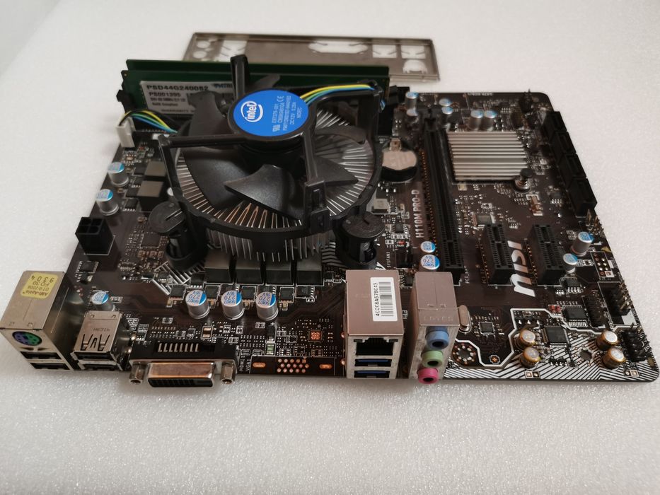 Placă de bază MSI, Procesor Intel i3, 8gb DDR4
