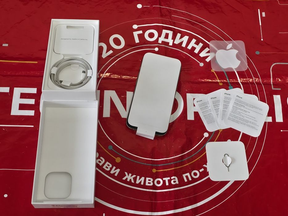 КАТО НОВ 256GB iPhone 15 Pro Технополис Гаранция 2026 White | Бял