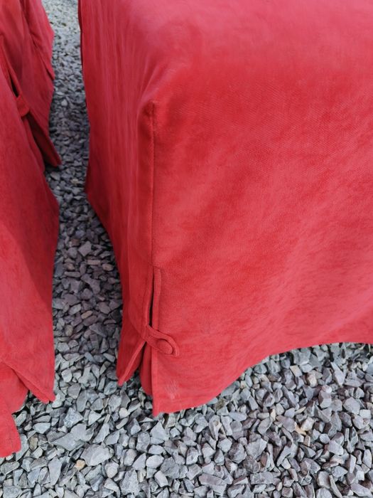 Шест трапезни стола с дамаска