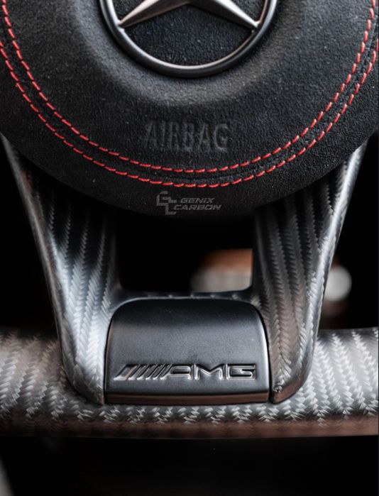 Volan Mercedes C Class W205 AMG Carbon | Alcantara | Padele |  Custom