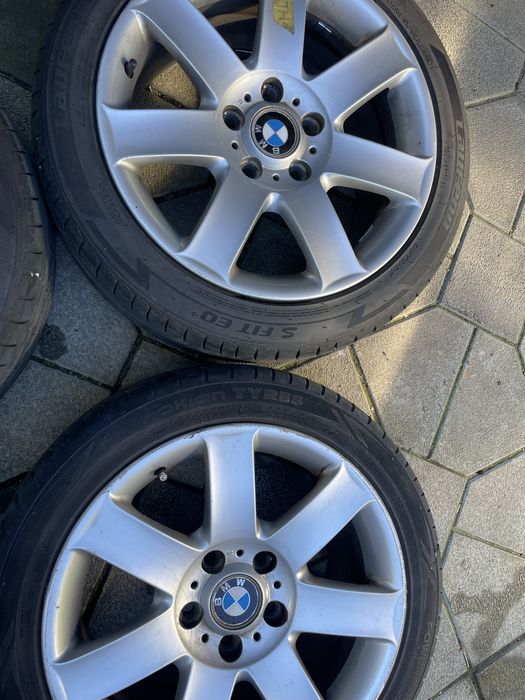 Set roți originale BMW 17” – jante aliaj + anvelope vară 225/45 R17