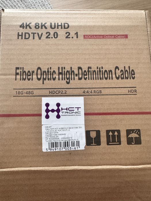 Cablu fibra optica HighDefinition HDMI 20m