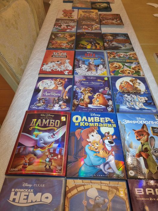 Классика Диснея, мультфильмы DVD, 33 диска