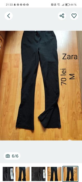 Zara pantaloni damă M