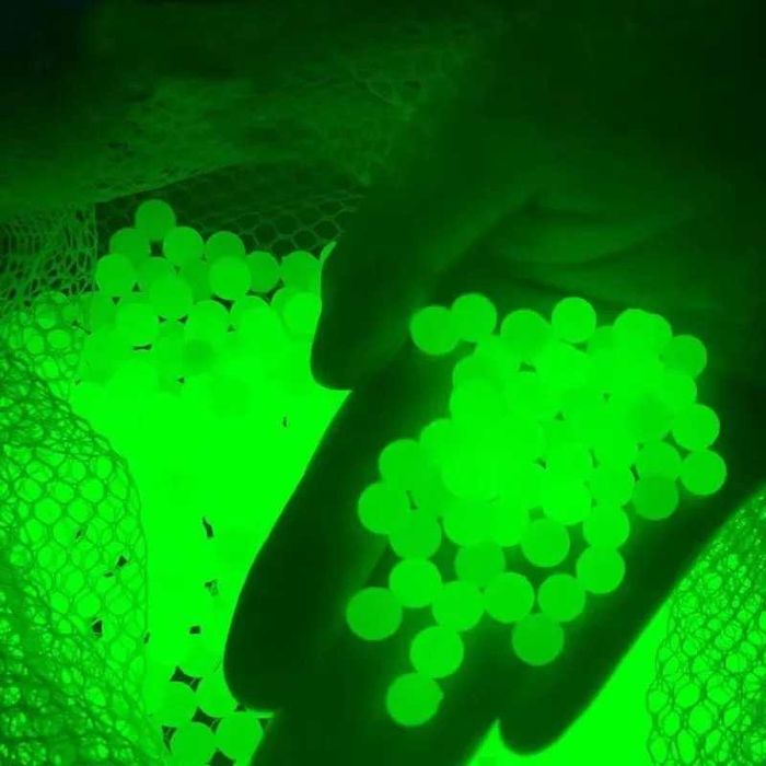 Гел топчета за бластери, пистолети, автомати и пушки, светещи фосфорни