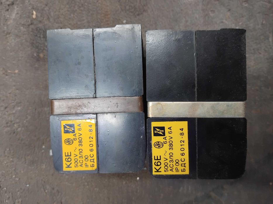 2 броя български въздушен контактор модел К6Е