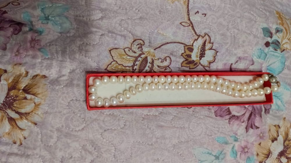 Бусы жемчуг новые