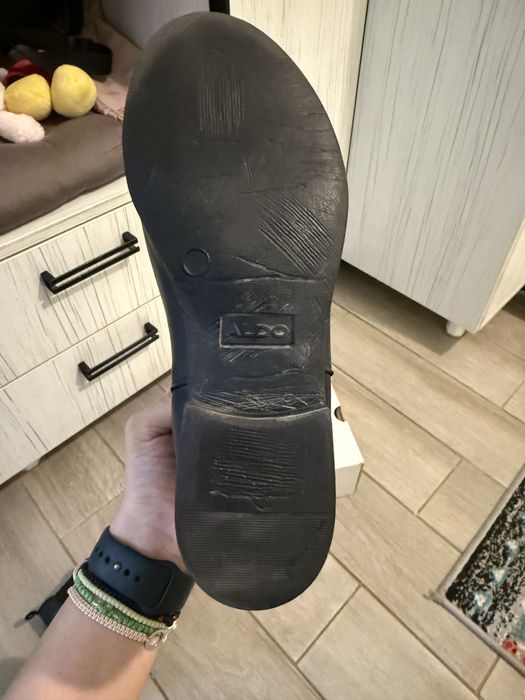 Aldo, Ghete/ botine Aldo Chelsea de piele Wicoeni, marimea 37.5