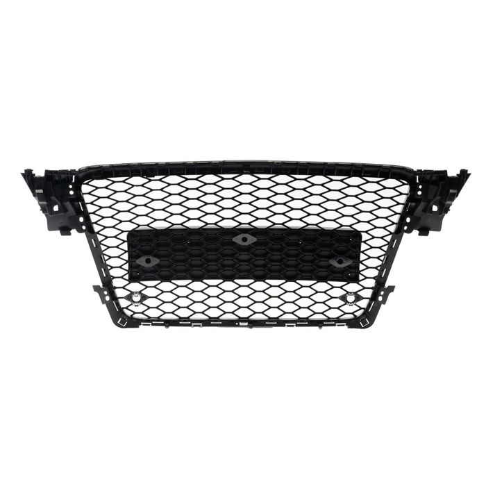 Grilă fără emblemă negru lucios Audi A4 B8 model 2008-2012