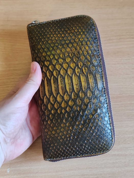 Кошельки женские из кожи змеи и бахмаля