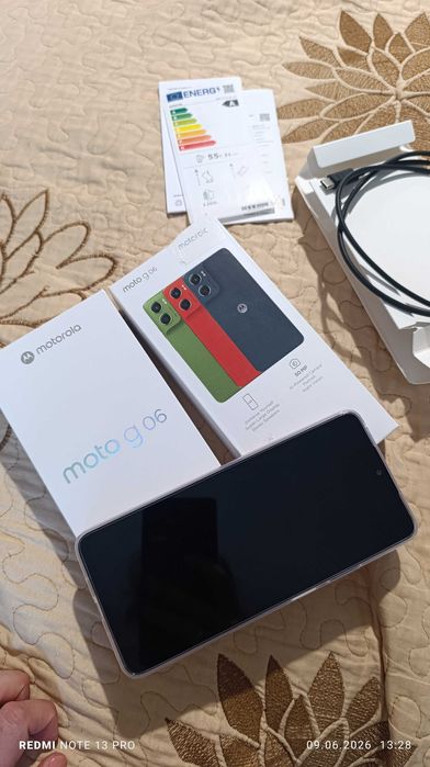 Телефон, нов, moto g 06