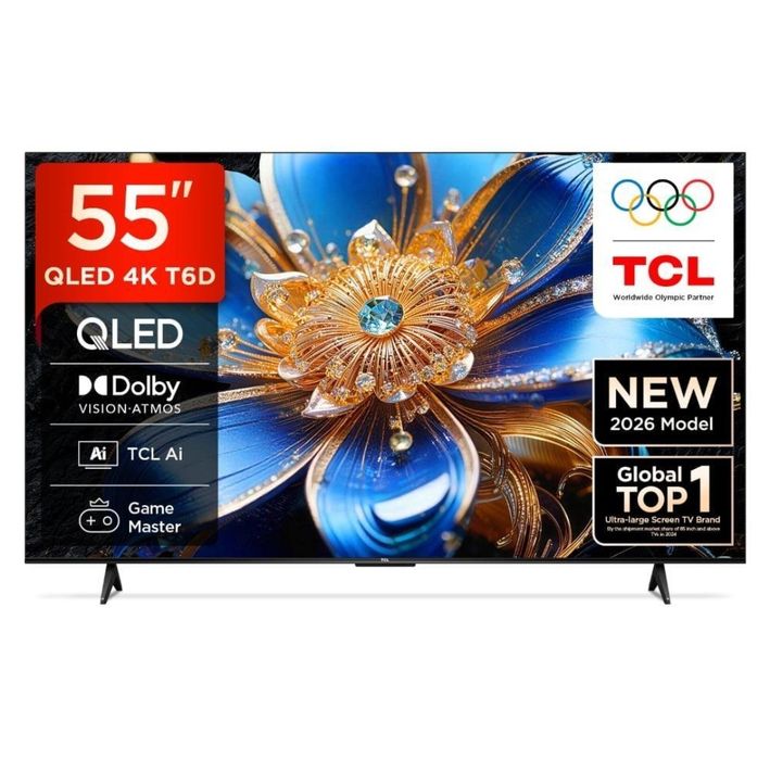Телевизор TCL 55 /  QLED 4K Google TV — 55" | Новинка 2026