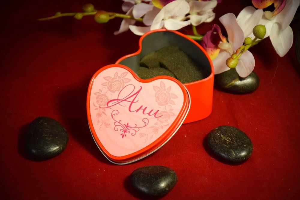 Лазерно гравирана метална кутийка за бижута