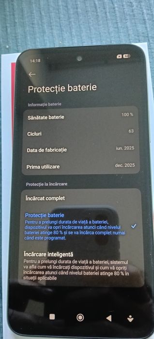 Redmi 15 5G, 8GB RAM, 256GB stocare, verde, stare exceptionala
