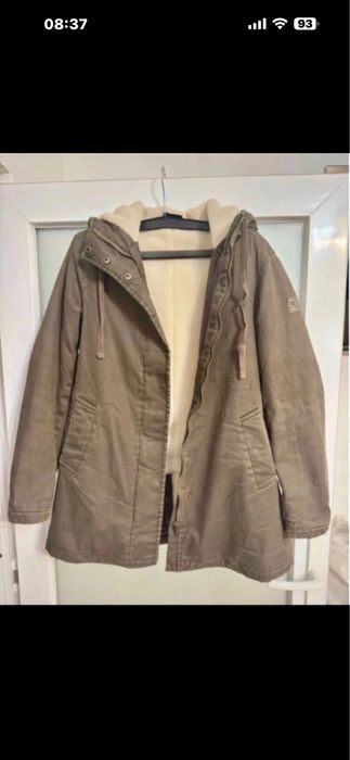 Champion • Parka Damă • Kaki • Căptușeală Sherpa / Blăniță • Mărime S