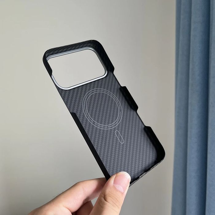 Чехол для iPhone 17 Pro Max   Carbon Aramid Fiber(600 D)