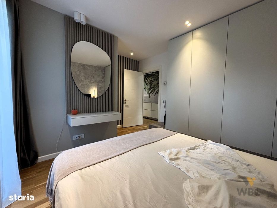 Apartament 3 camere cu Gradina proprie, Mobilat premium, Parcare, BRUT