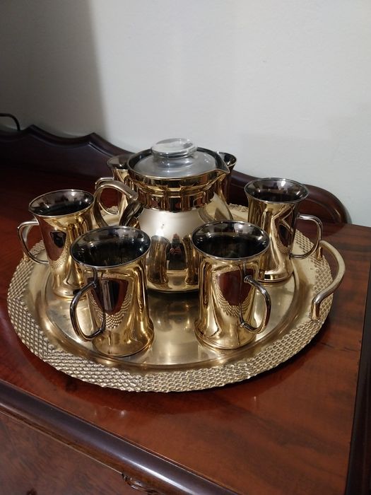 Изящен чешки сервиз за чай/кафе на Бохемия