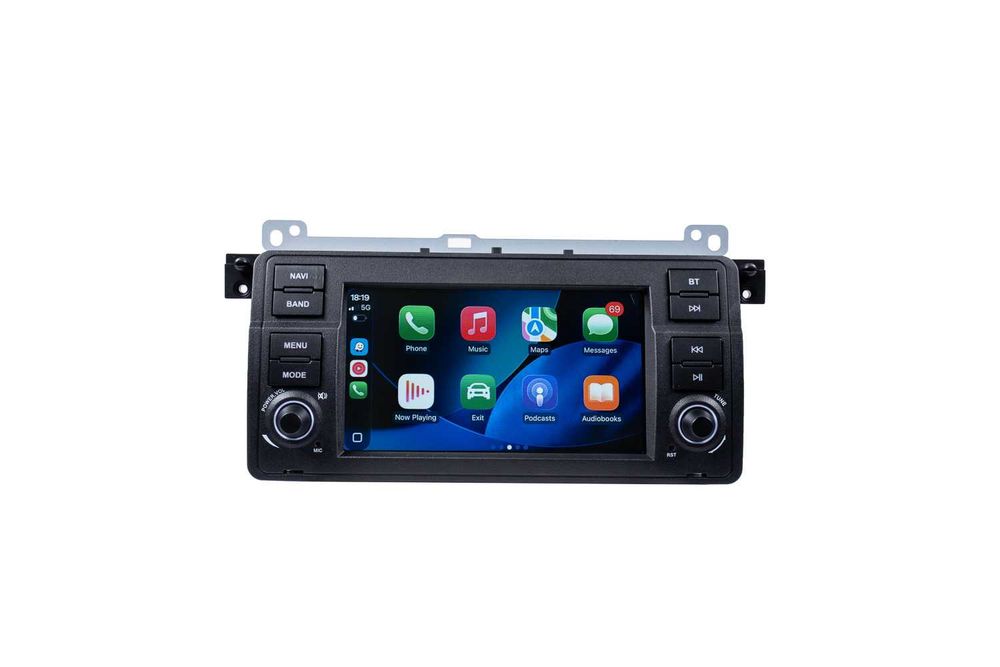 Navigatie BMW E46 Seria 3 Android 14 , Apple Carplay ,Android Auto + Camera Marsarier