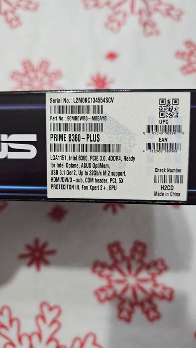 Placa de baza ASUS PRIME B360-PLUS