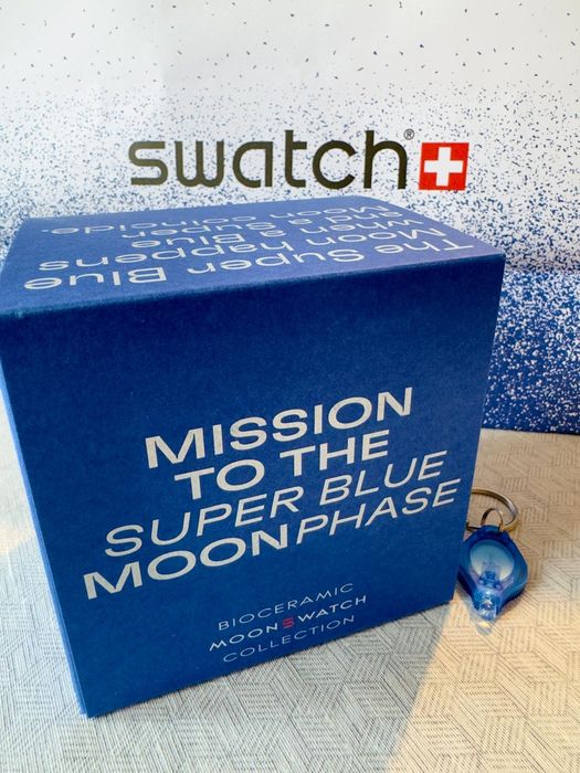 Omega & Swatch Super Blue Moon