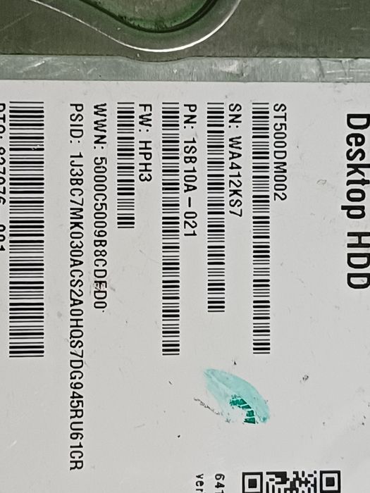 Hard HDD Seagate Barracuda 500GB ST500DM002 7200RPM SATA 3.5"