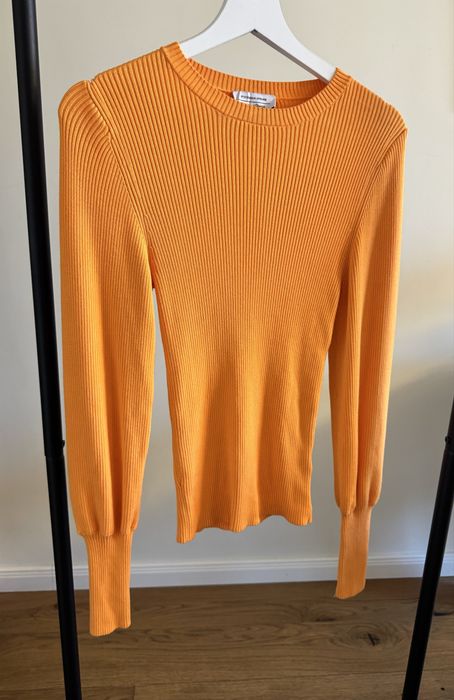 &Other stories рипсен пуловер в оранжево