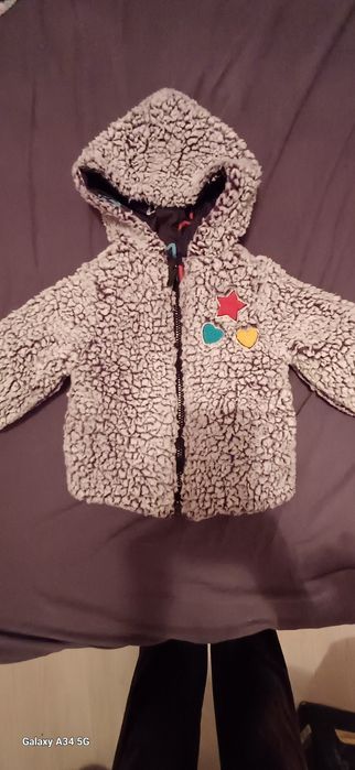 Двулицево топло бебешко яке