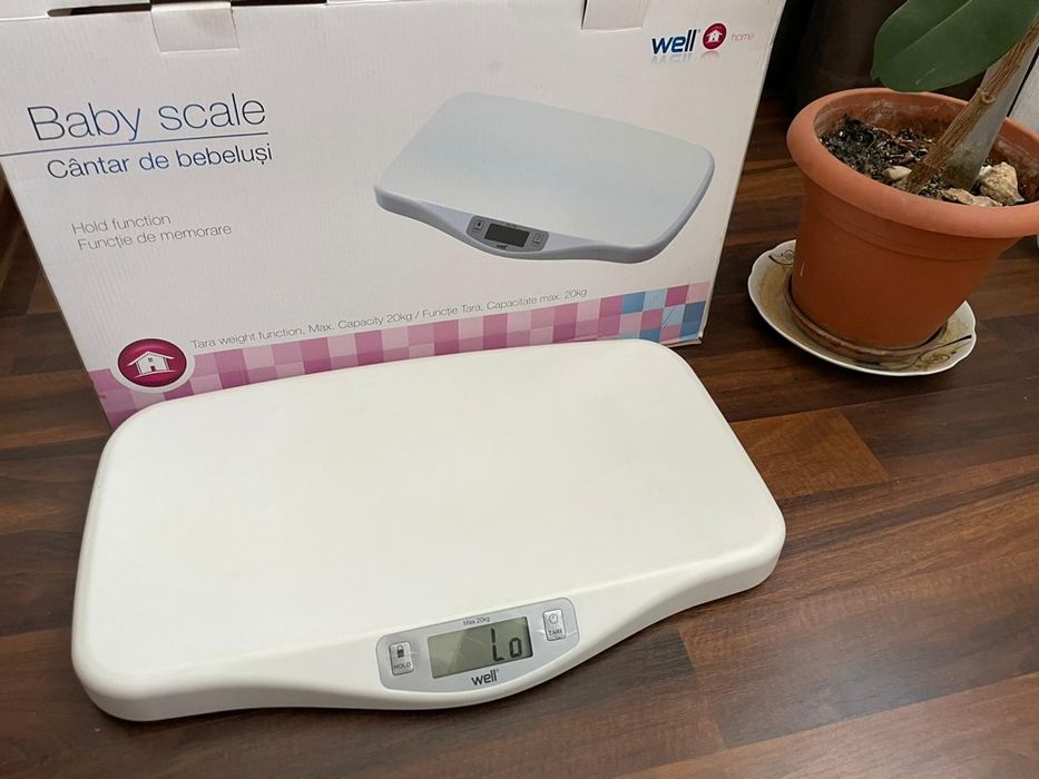 Cantar digital bebelusi Well, 20 kg, LCD