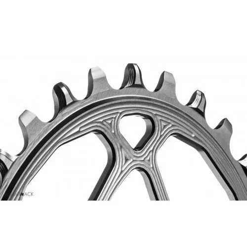 Foaie Absolute Black OVAL SHIMANO Direct Mount 1X Chainring - 28T