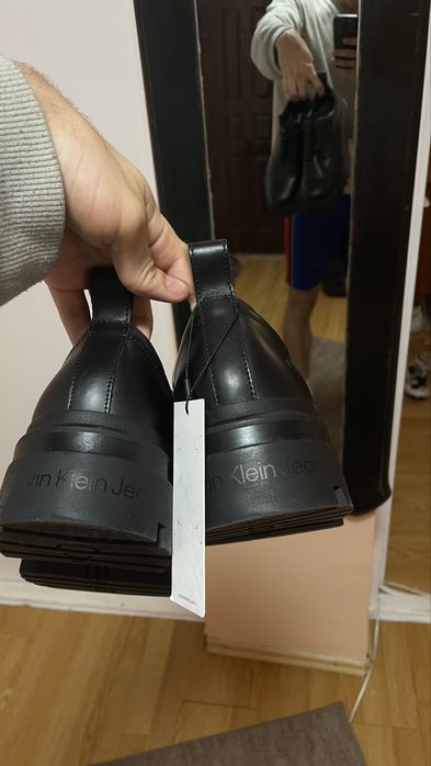 Pantofi eleganți Calvin Klein - NOI, piele naturală, mărimea 42