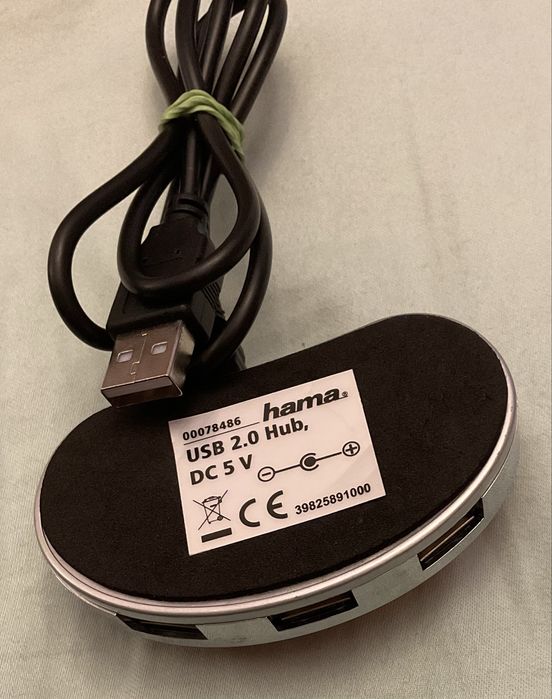 Hama USB 2.0 Hub - 4 porturi USB