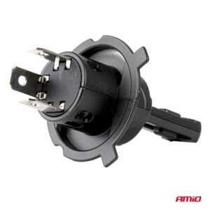 Крушки AMIO F25 pro black LED H4/19 70W 12-24V