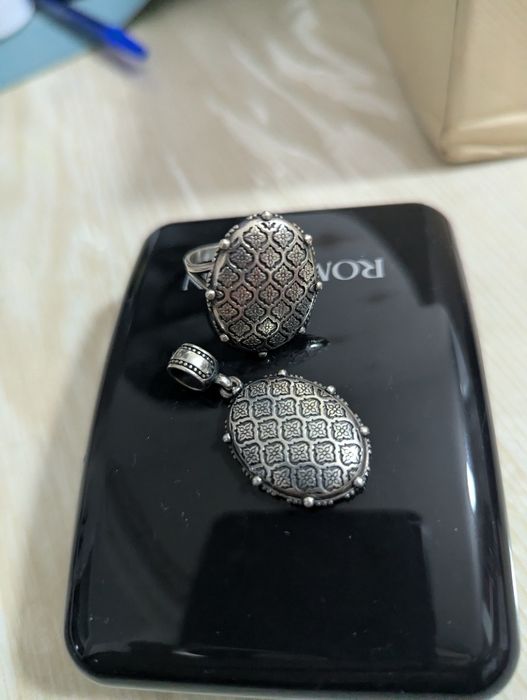 Кольцо и подвеска комплект