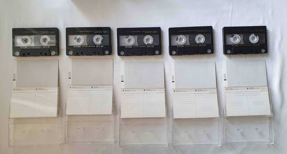 Аудио касети TDK SA-X90, TDK SA-X60, TDK SA-X100