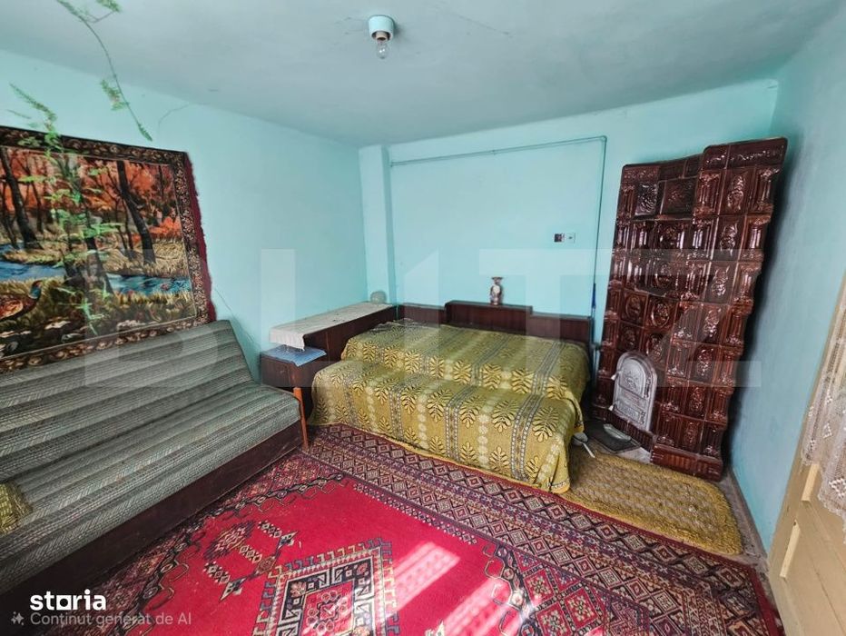 Casa 4 camere, teren generos de 3.800 mp,  Magina, comuna Aiud