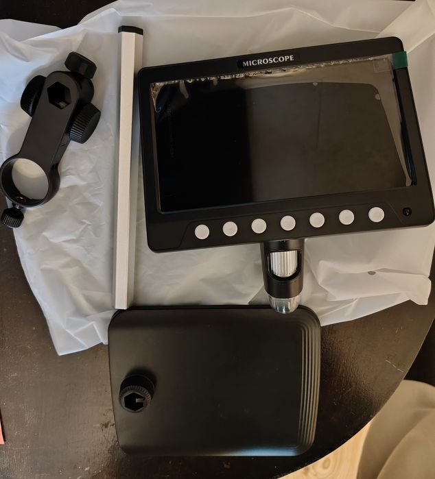 Дигитален микроскоп Inskam 7" HD IPS дисплей, 1200X увеличение