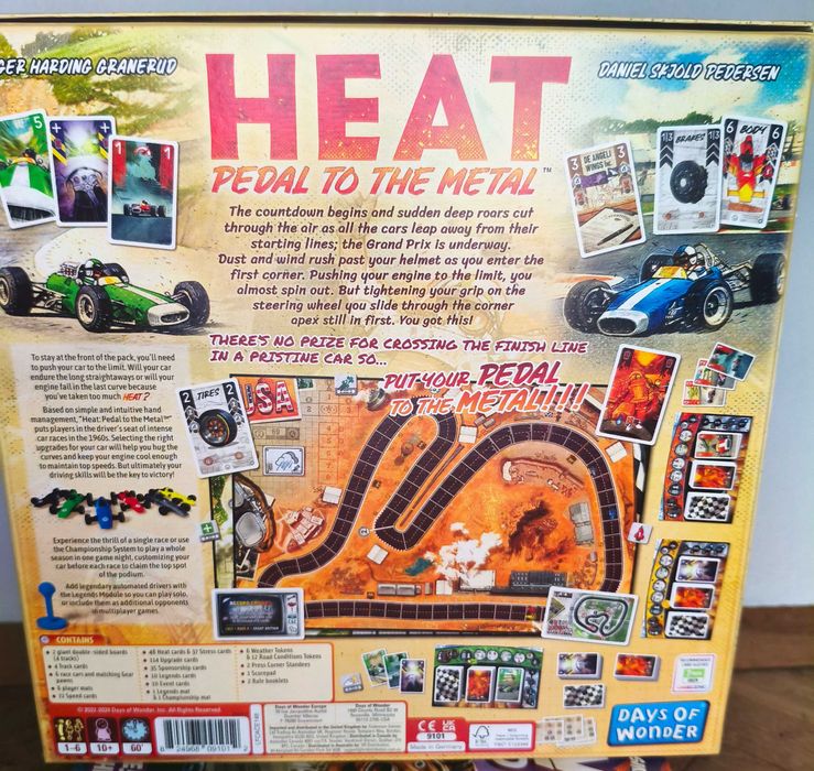 Настолна игра Heat: Pedal to the Metal (английско издание)