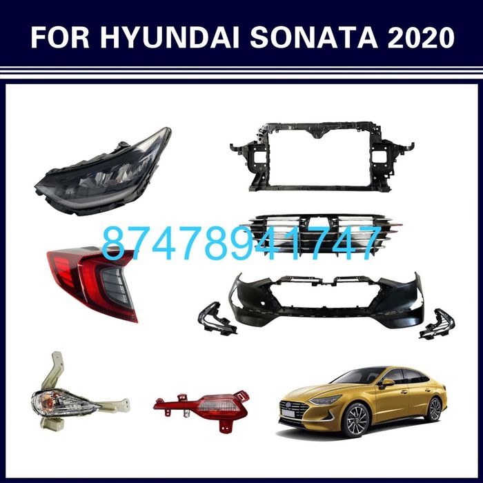 Решетка радиатор спорт Хюндай Соната ДН8 20-/Hyundai Sonata DN8 21-