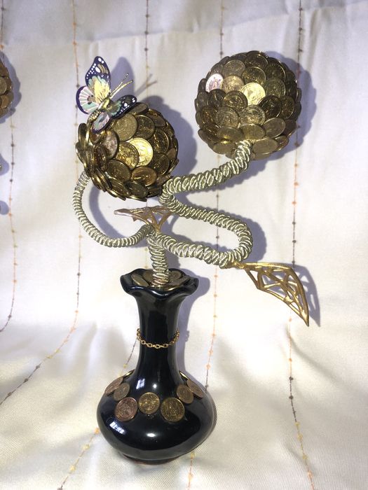 Топиарий, декор для дома, ручная работа