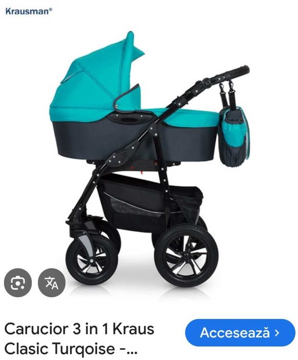 Cărucior Krausman 3 în 1.