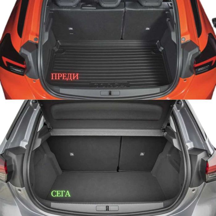 Кора за багажник на OPEL CORSA F / PEUGEOT 208 II 2019 + / OEM 98351337ZD (НОВА)