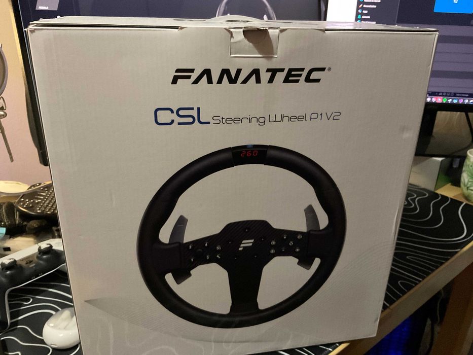 Fanatec Clubsport Base v2.5 и CSL Steering Wheel P1 V2