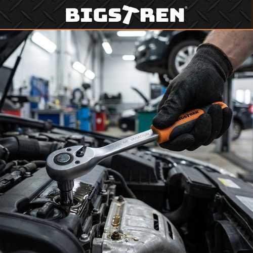 Професионален куфар с инструменти Bigstren, 72 части, гидория и битове