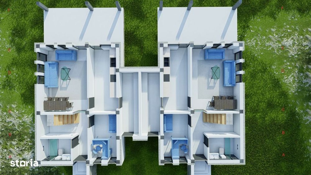 Unitate Duplex P+1E Horpaz, Miroslava — suprafata 112 mp, curte 330 mp
