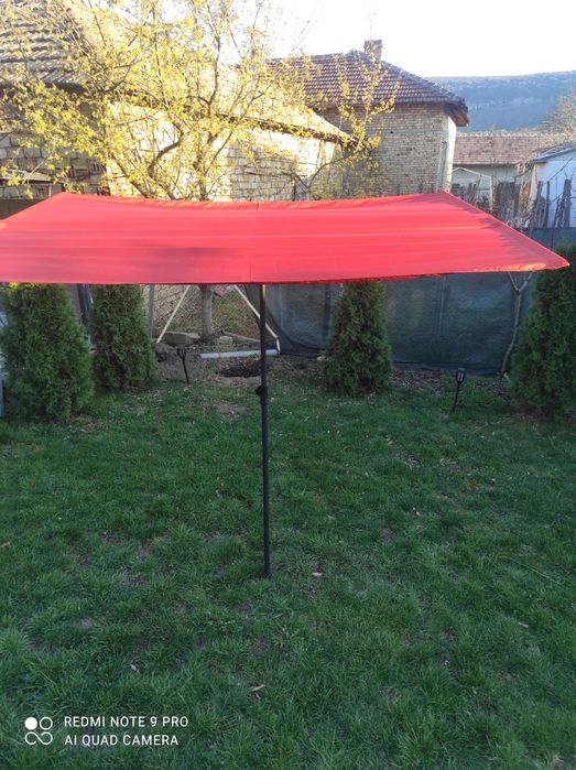 Сглобяем чадър тента